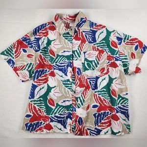 Vintage Lucky Winner Hawaiian Shirt Size 1x